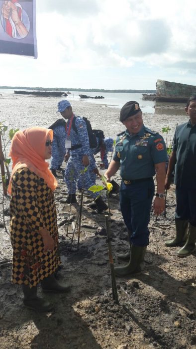 Read more about the article PENANAMAN POHON MANGROVE SALAH SATU KECINTAAN BELA NEGARA