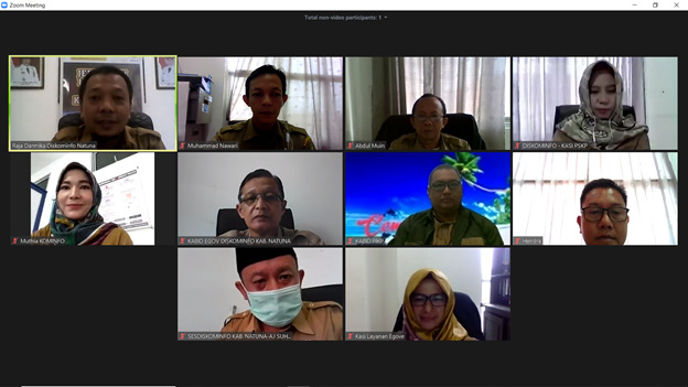 Read more about the article Bahas Isu Strategis, Diskominfo Briefing Secara Daring