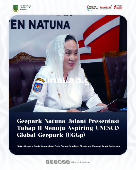 Read more about the article Geopark Natuna Jalani Presentasi Tahap II Menuju Aspiring UNESCO Global Geopark (UGGp)