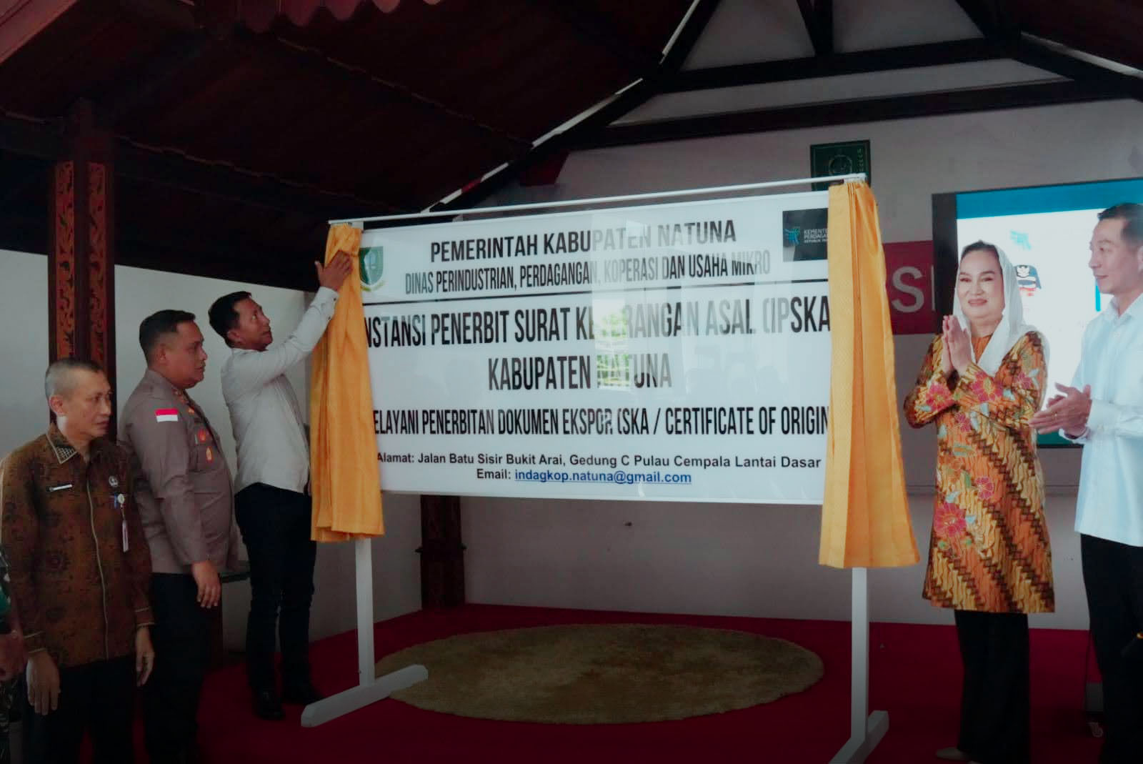 You are currently viewing Kabid PIKP Diskominfo Natuna Hadiri Peresmian Serentak Penetapan Kabupaten Natuna sebagai IPSKA